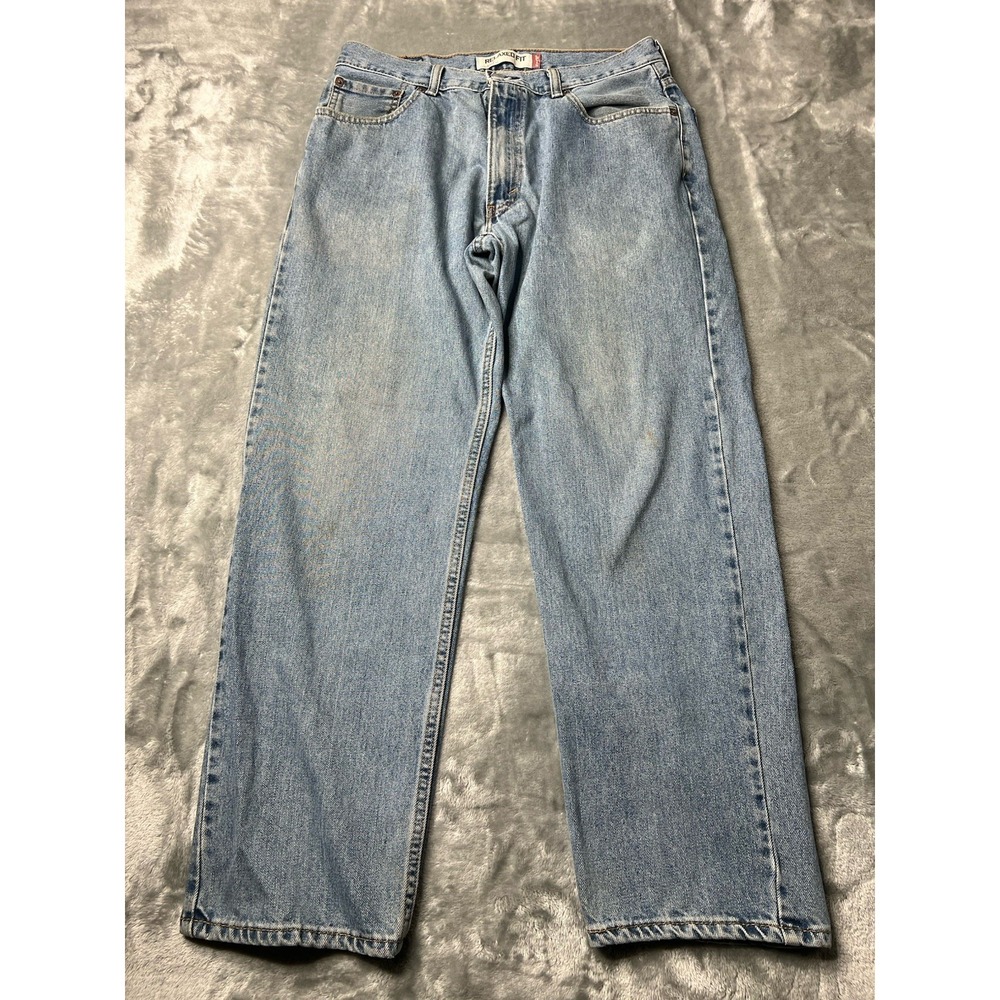 Levi's Jeans Men‎ Size 34x29 Relaxed Fit Blue Denim 550 Denim